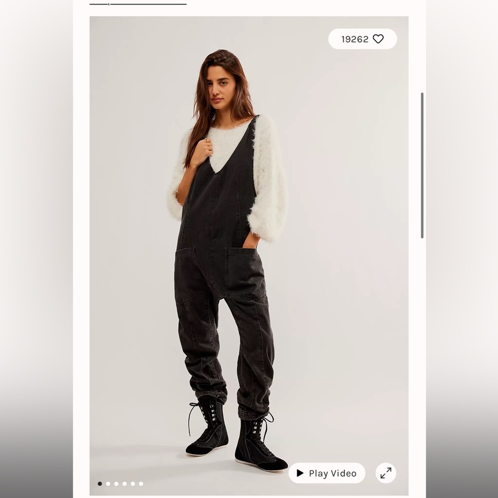 Free People High Roller Overalls